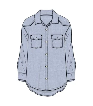 Hurley JACKSON WESTERN BUTTON UP