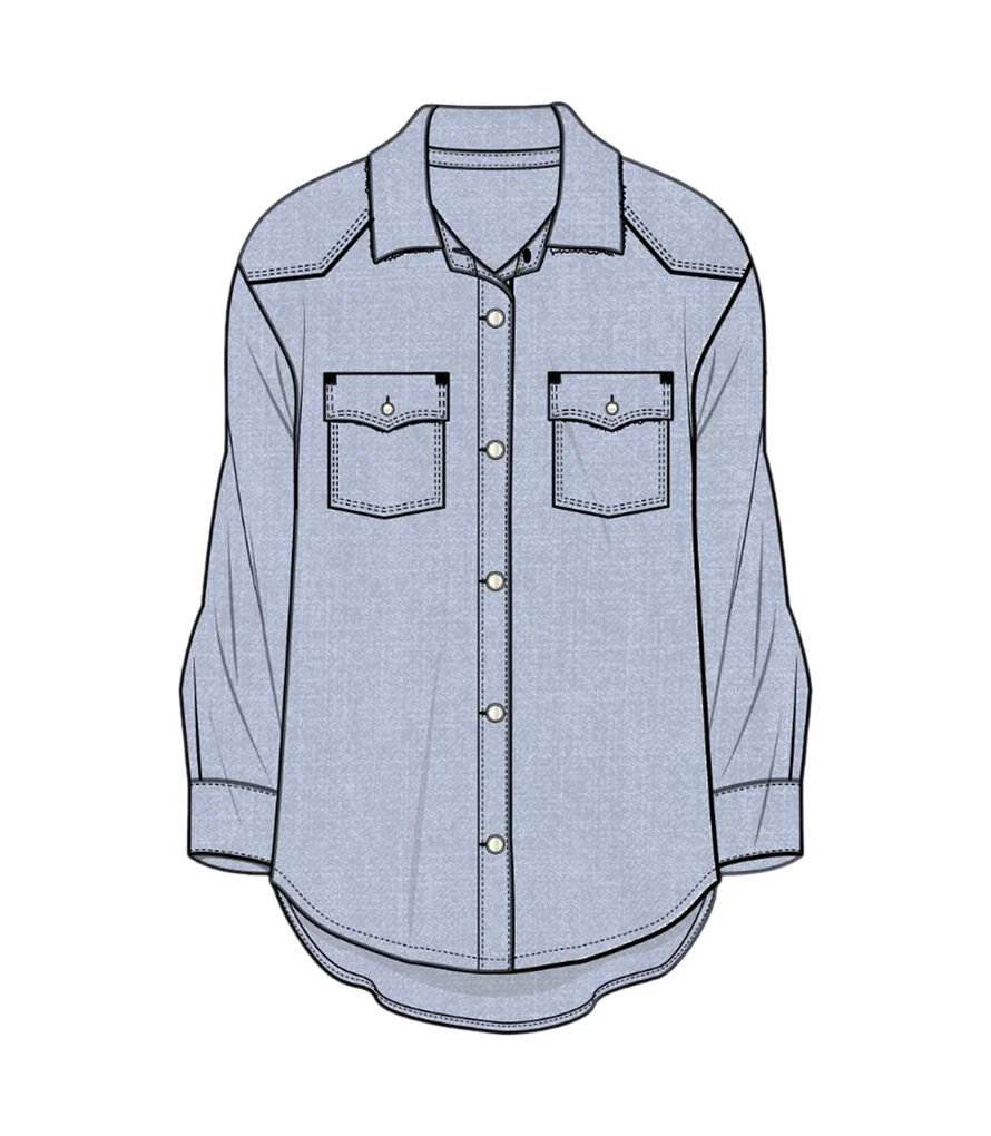 Hurley JACKSON WESTERN BUTTON UP
