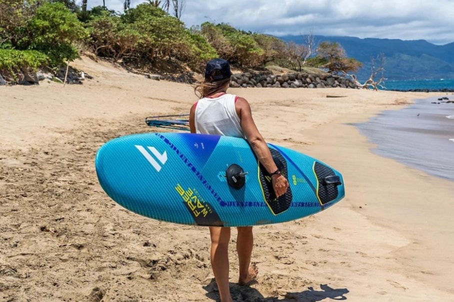 Hoeveel liter windsurfboard heb ik nodig?